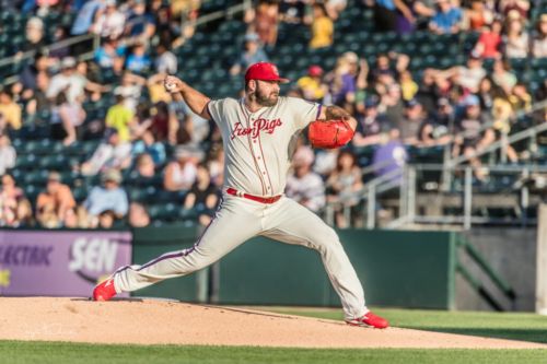 Veteran pitcher opts out of minor-league contract with Phillies, quickly returns and delivers scoreless start in Triple-A