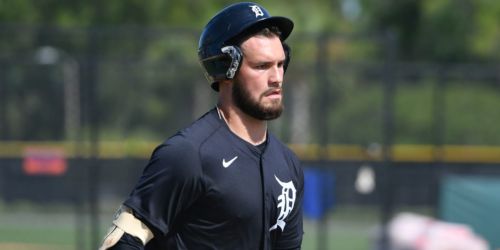 Tigers' No. 3 prospect Briceño homers for first time this year in second rehab game