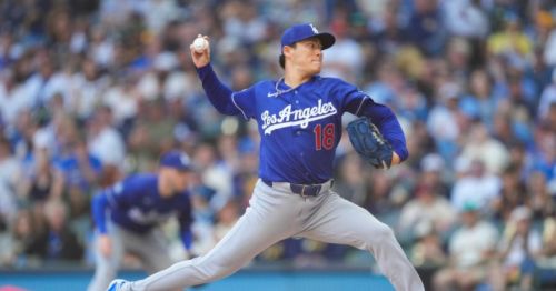 Dodgers bullpen extends scoreless streak as they beat Brewers behind Yoshinobu Yamamoto