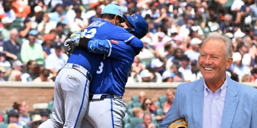 'I'm as proud as ever': As Hall of Famer's HR record falls, Brett celebrates Salvy