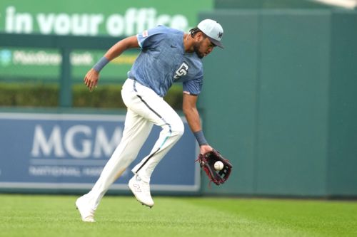 Are the Washington Nationals planning on moving James Wood to right field?