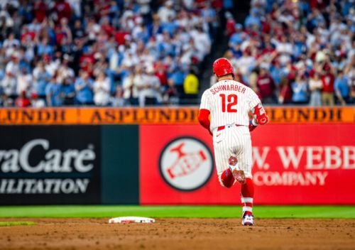 Schwarber’s two homers part of explosive night for Phillies’ bats against Cubs