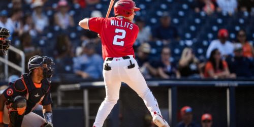 Top pick Willits' maturity shines in Major League Spring Training debut