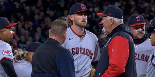 Bibee exits Opening Day start with right shoulder inflammation