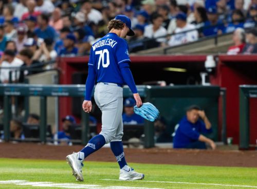 Justin Wrobleski, Dodgers offense continue struggles in another loss