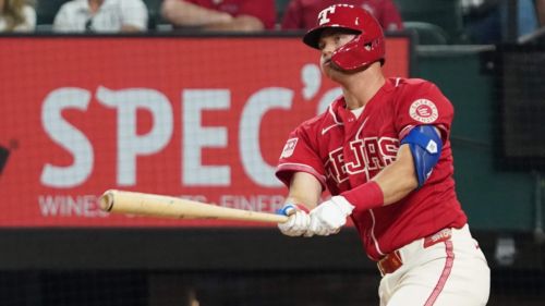 Josh Jung is finally doing what he's been wanting to be doing for the Rangers