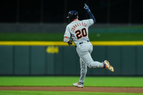 Spencer Torkelson homers for fifth straight game, tying Tigers franchise record