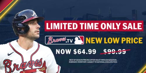 Act now, Braves.TV is on sale for a limited time