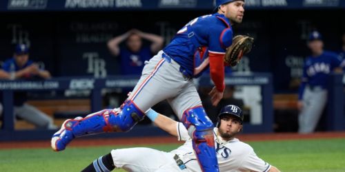 Decision magnified after Rays decline run on catcher's interference, then come up empty