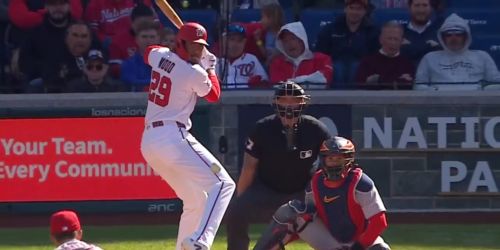 Wood shows off power vs. Cards with 6th career 116+ mph hit