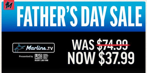 Father's Day Sale -- Get Marlins.TV at 50% discount