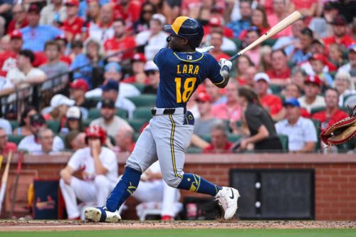 Gasser shines, Lara gets big hit as Brewers rout Cardinals 10-2