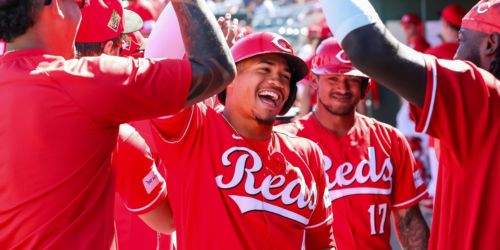 Marte still learning ropes in outfield as spring roster battle continues