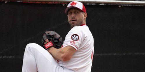 Scherzer (back spasms) throws 3 IP in 1st start of rehab stint