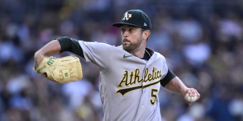 Springs hurt by trio of long balls as A's fall to Padres