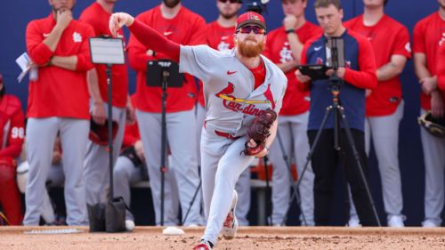 Cardinals Dustin May showing crucial velocity upticks early in spring