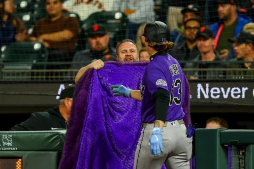 Mike “Tiny” Pontarelli is the engine that makes the Rockies’ clubhouse run
