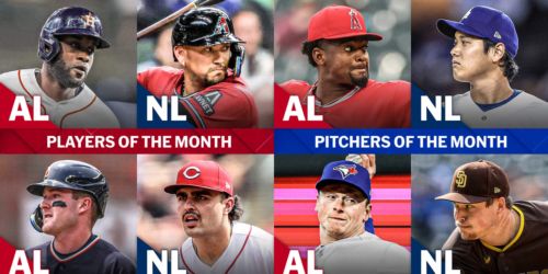 Varland named AL Reliever of the Month