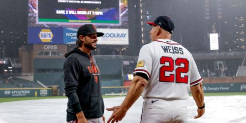 Giants-Braves to resume game Wednesday at 11 a.m. PT