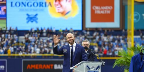 'This was my home': Longoria takes his place in Rays Hall of Fame