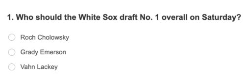 South Side Sox Reacts: Who’s your pick?