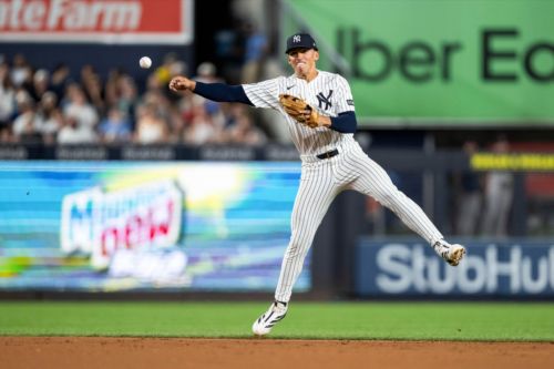 Yankees pull George Lombard Jr. from Saturday night game with possible knee injury