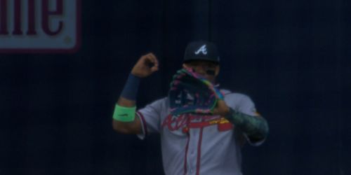 Acuña unleashes 92.3 mph laser to nab Brewers rookie at second
