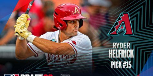 D-backs thrilled that their top Draft target was available with No. 15 pick