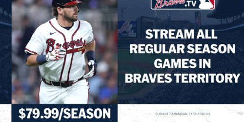 Stream Braves games on Braves.TV; get a free trial