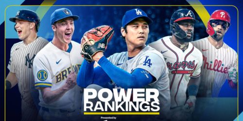 Brewers move up to second in latest Power Rankings