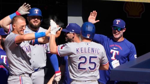 Jarred Kelenic might once again force the Rangers hand and create MLB roster crunch