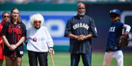 Baseball is life! Nats honor past, present and future of baseball with iconic first pitch