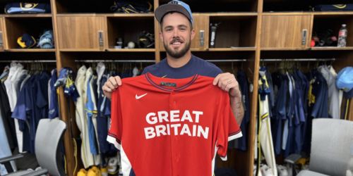 Hall has blast with the Brits in World Baseball Classic exhibition