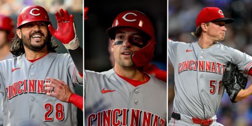 Suárez, Steer power Reds past Rockies behind Singer's gem