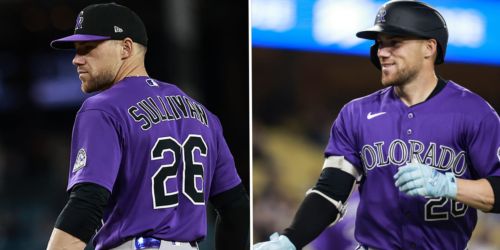 Rox catcher Sullivan joins Ohtani as only pitchers(!) to homer in 2026