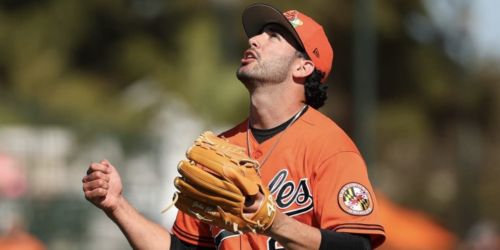 How this O's prospect went from pro infielder to collegian to lights-out pitcher