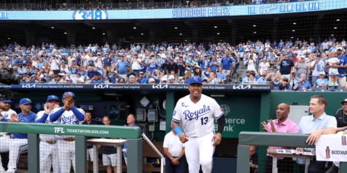 Royals honor Salvy as franchise home run king with pregame ceremony