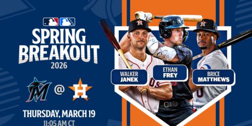 Here's the Astros' player pool for their Spring Breakout game
