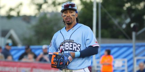 Lindor singles, scores in first rehab game with Double-A