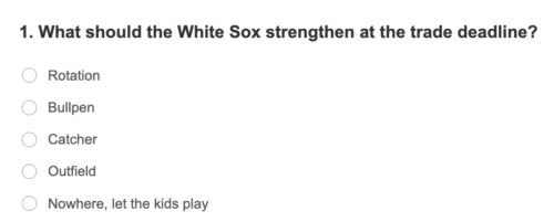 White Sox Reacts: What to do at the trade deadline?