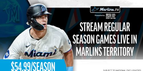 Stream Marlins games on Marlins.TV for $54.99