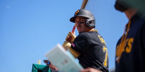 Top prospect's 1st Spring Training HR soars over the (replica) Monster