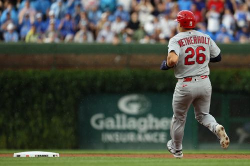 JJ Wetherholt Powers St. Louis Cardinals Over Foggy Chicago Cubs Saturday