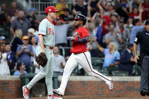 Ozzie Albies bats cleanup, facing a Philly bullpen game