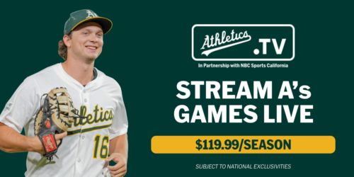 Back for 2026, stream games on ATHLETICS.TV