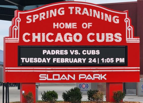 Cubs vs. Padres at Mesa Tuesday 2/24 live discussion threads
