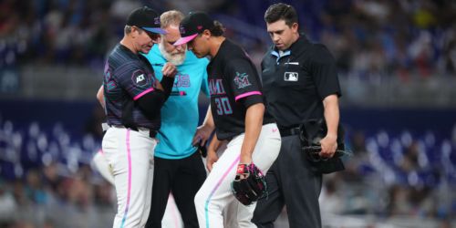 Phillips guts through bulk outing after taking line drive off foot