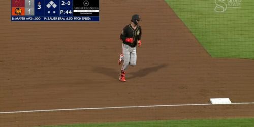 Mayer homers in 1st rehab game since trade to Giants