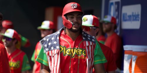 Wood asked to see live pitching ... and promptly homered in 1st rehab game