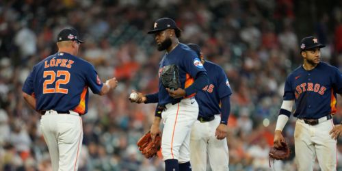 Astros let 6-run lead slip away as AL West cushion vanishes
